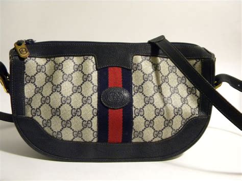 vintage gucci crossbody blue